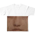 ヤレる奥田民度の奥田民度ザ・イリーガルフェイス All-Over Print T-Shirt :back