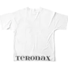 TeronaXのTeronaX &2 フルグラフィックTシャツの背面