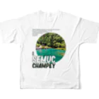 TIRZAHのSEMUC CHAMPEY フルグラフィックTシャツの背面