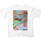MAN FACTORYの脳内日記 〜光の屈折〜 All-Over Print T-Shirt :back