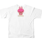 madeathのららちゃん All-Over Print T-Shirt :back