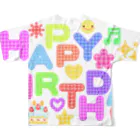 ようこそ『MAYOHOUSE』へのHAPPY BIRTHDAY !! フルグラフィックTシャツの背面