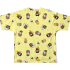 Lichtmuhleのミツバチモルモット01 フルグラフィックTシャツの背面