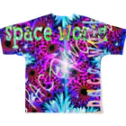 ZORUMEKIA あぞじぃーからの（zorumekia369）のspace world All-Over Print T-Shirt :back