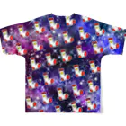 まさかのさむかわの靴下柄ズボンTシャツ All-Over Print T-Shirt :back