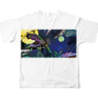 SPACE-NINJAのTHE LEGEND OF SPACE-NINJA All-Over Print T-Shirt :back