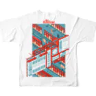 Re:KowloonのRe:Kowloon-A All-Over Print T-Shirt :back