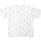 ユーダッシュ　公式ショップのU-dash　第二弾 All-Over Print T-Shirt :back