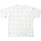 vloxolvのモノグラム斜め All-Over Print T-Shirt :back