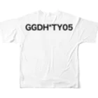 zin_kakiのGGDG*TY05 フルグラフィックTシャツの背面