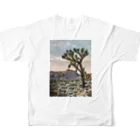 yukiiii1992のjoshuatree サボテン　cactus フルグラフィックTシャツの背面