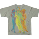 ぽぬぞぬのプリマヴェーラ？ All-Over Print T-Shirt :back