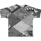 Monochromaのゼンタングル All-Over Print T-Shirt :back
