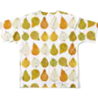 Miho MATSUNO online storeのLovely pears フルグラフィックTシャツの背面