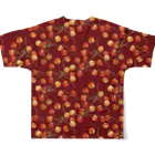 Miho MATSUNO online storeのlovely cherries フルグラフィックTシャツの背面