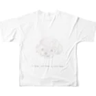 rilybiiのFluffy toy poodle All-Over Print T-Shirt :back