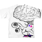 音絵草子の煩脳strike フルグラフィックTシャツの背面