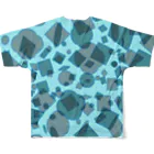 イワサキのキラキラ All-Over Print T-Shirt :back