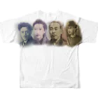 AAAstarsの福沢諭吉 野口英世　樋口一葉 聖徳太子 All-Over Print T-Shirt :back