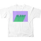 ZRKのELEGY フルグラフィックTシャツの背面