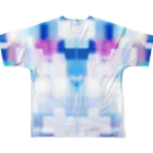 Io_oFのブロックノイズ All-Over Print T-Shirt :back