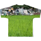 百頭たけしのjunkyard 田 All-Over Print T-Shirt :back