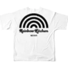 虹乃屋-RainbowKitchen-のレインボーマーメードTシャツ#02 All-Over Print T-Shirt :back