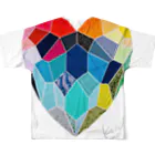 nissyheartのSIBUYA heart シリーズ All-Over Print T-Shirt :back