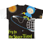 ファンシーファミリーファンタジーのスペース・ベイビー All-Over Print T-Shirt :back