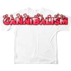 Cannibalismの❤️❤️cannibalism❤️❤️ フルグラフィックTシャツの背面