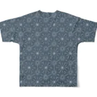 usagiの麻の葉模様 All-Over Print T-Shirt :back