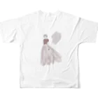 rilybiiのチューリップドレス フルグラフィックTシャツの背面