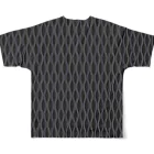 usagiの立涌 All-Over Print T-Shirt :back