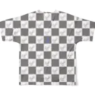 FreeStylersの【FreeStylers】style check in logo フルグラフィックTシャツの背面