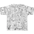 Aνruneのおんなのこ女の子オンナノコおんなのこ All-Over Print T-Shirt :back