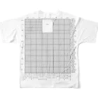 Kikiの気まぐれの平安京図 All-Over Print T-Shirt :back
