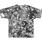 CHAX COLONY imaginariの【各20点限定】CHAX BOMB(monochro) All-Over Print T-Shirt :back