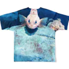 MedicalKUNの鮮やか★魚★深海★癒し★熱帯魚★リラックス！ フルグラフィックTシャツの背面