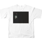 湿度文学。の深夜の自動販売機。 All-Over Print T-Shirt :back