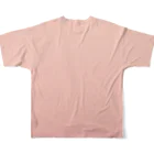 ぽぬぞぬのグラデーション Grape Peach フルグラフィックTシャツの背面