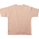 ぽぬぞぬのグラデーション Earth Peach フルグラフィックTシャツの背面