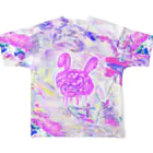 👁👄👁ももちゃんのおみちぇ 🌈 🧠のGoodbye★バブちゃんてぃ～ちゃつ🎵 フルグラフィックTシャツの背面