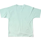 ぽぬぞぬのグラデーション Hand-Riding Neptune All-Over Print T-Shirt :back