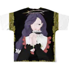 朝ILLUSTRATIONの天使 All-Over Print T-Shirt :back