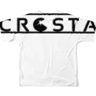 ART☆ROOM:CROSTA あーとるーむくろすたのスタジオ・ロゴTシャツ All-Over Print T-Shirt :back