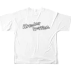 goniiiのシソウノウロウティー All-Over Print T-Shirt :back