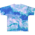 琴璃屋の晴れた空 All-Over Print T-Shirt :back