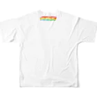 TropicalliのTropical Rainbow フルグラフィックTシャツの背面