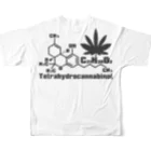 AURA_HYSTERICAのTHC フルグラフィックTシャツの背面