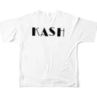 kash（かしゅ）のKASH『カシュ』 フルグラフィックTシャツの背面